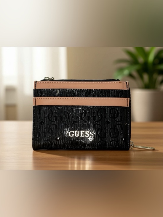 Guess Handbags - GUESS- Black and Tan Women's Card Holder